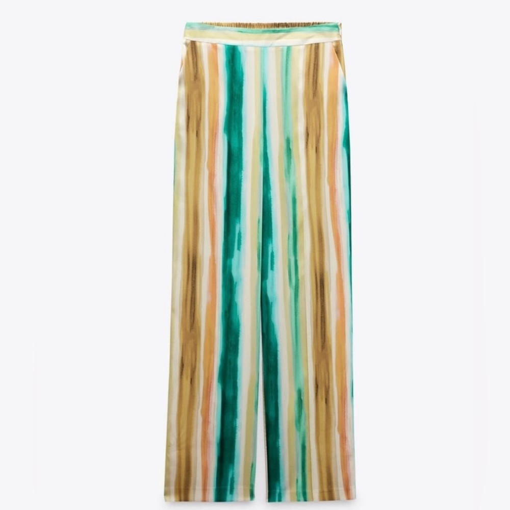 Zara striped pants
